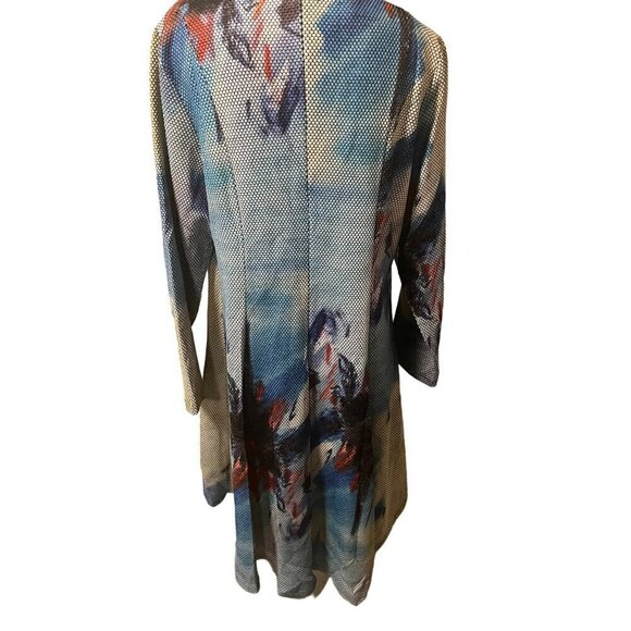 NWT RETRO 60S STYLE TRENCH JACKET BUTTON CLOSURE BELTED WAIST - Picture 8 of 13